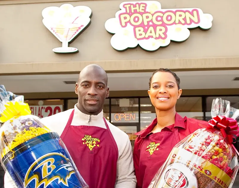 Husband and wife founders of The Popcorn Bar